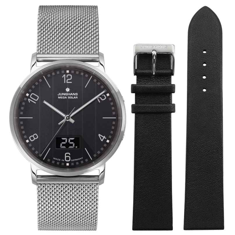 Junghans Milano Mega Solar 56-4628.44 Arabic Numerals Watch