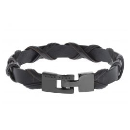 Boss 50397383 Herren-Lederarmband Barret Dunkelbraun Boss 50397383 Herren-Lederarmband Barret Dunkelbraun