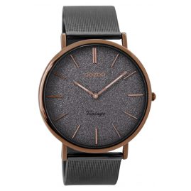 Oozoo C8861 Armbanduhr Vintage Elefantengrau 40 mm Oozoo C8861 Armbanduhr Vintage Elefantengrau 40 mm