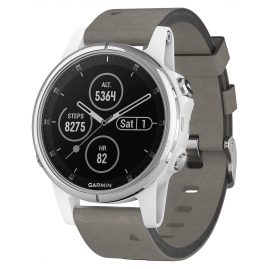 Garmin 010-01987-05 fenix 5S Plus Saphir GPS Multisportuhr Weiß/Velour Garmin 010-01987-05 fenix 5S Plus Saphir GPS Multisportuhr Weiß/Velour
