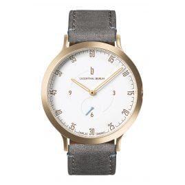 Lilienthal Berlin L01-102-B009B Armbanduhr L1 gold/weiß/grau Lilienthal Berlin L01-102-B009B Armbanduhr L1 gold/weiß/grau