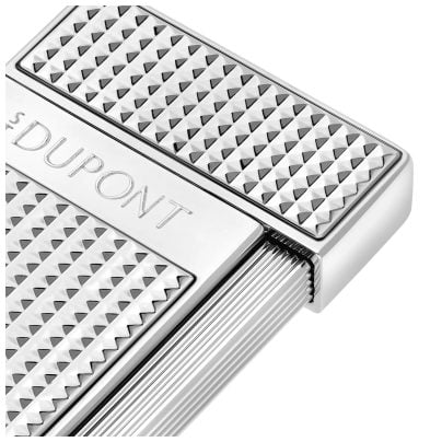 S.T. Dupont Feuerzeug Slimmy Diamantkopf Chrom 028120