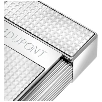 S.T. Dupont Briquet Biggy pointes de diamant couleur argent 025210