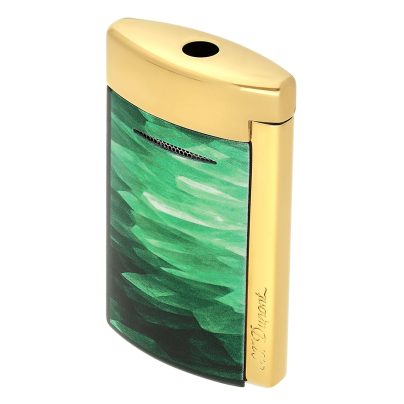 S.T. Dupont Fire Train Minijet Geode Gold/Green 010836
