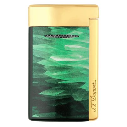 S.T. Dupont Fire Train Minijet Geode Gold/Green 010836