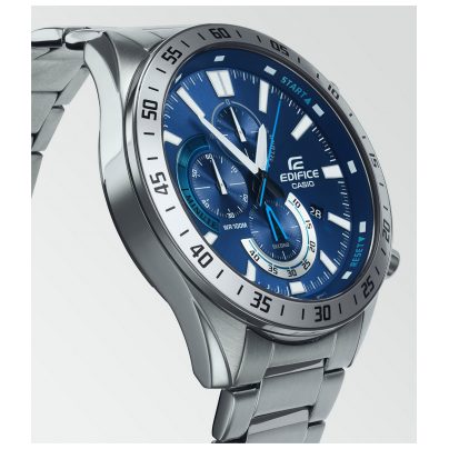 Casio Edifice Montre Homme Chronographe Bleu Chrono EFV-620D-2AVUEF