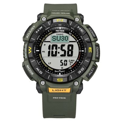 Casio Pro Trek Outdoor Herrenuhr Grün/Schwarz PRG-340-3ER