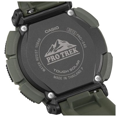 Casio Pro Trek Outdoor Herrenuhr Grün/Schwarz PRG-340-3ER