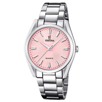 Festina Women's watch quartz steel/rose colored F20622/N