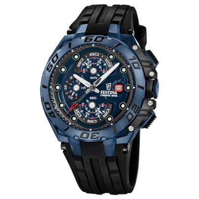 Festina Herren-Chronograph Chrono Bike Special Edition Dunkelblau Chrono F20757/1