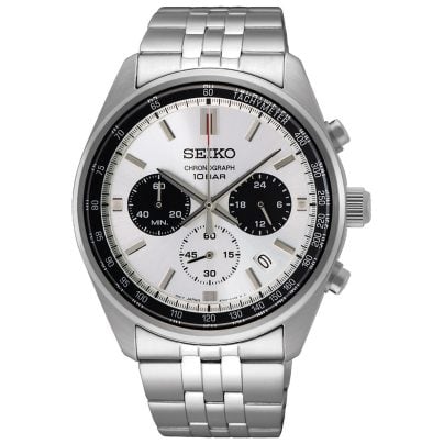Seiko Cronografo da uomo in acciaio/colore argento Chrono SSB425P1