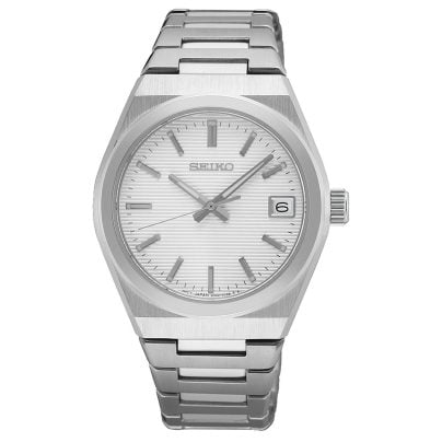 Seiko Montre femme avec verre saphir acier/argenté SUR573P1