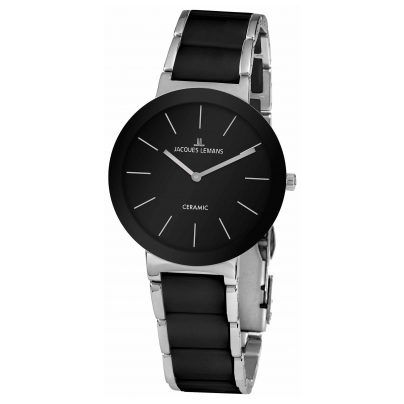 Jacques Lemans Montre femme Monaco Noir 42-7A