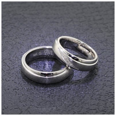 Viventy Schmuck Verlobungsring Paar Silber 925 Diamanten 8079