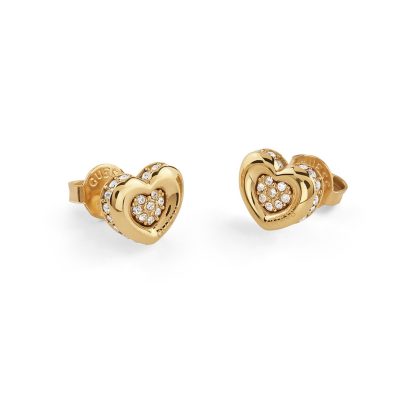 Guess Boucles d'oreilles de bijoux Boucles d'oreilles coeur Jube de couleur or05466jwyg