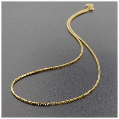 trendor Schmuck Halskette 333 Gold Venezia für Damen und Herren, Breite 1,2 mm 41635