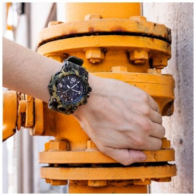 Montre Homme Calypso AnaDigi Camouflage Vert K5855/3