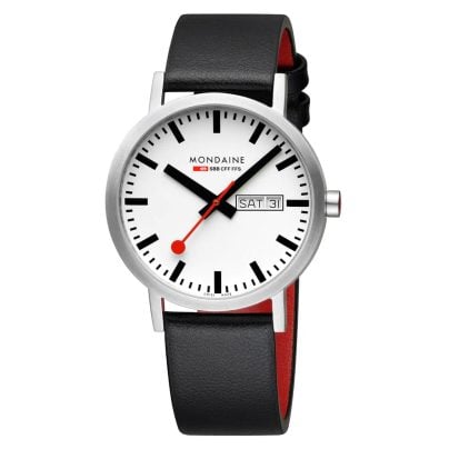 Mondaine Orologio da uomo al quarzo Classico giorno-data 40 mm A667.30360.11SBBV
