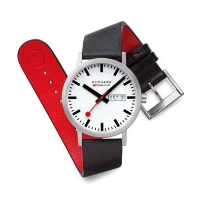 Mondaine Orologio da uomo al quarzo Classico giorno-data 40 mm A667.30360.11SBBV