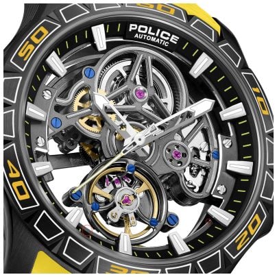 Police Men's Automatic Watch Spirit Yellow PEWGR0097805