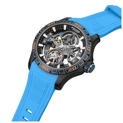 Police Men's automatic wristwatch Spirit Turquoise PEWGR0097804