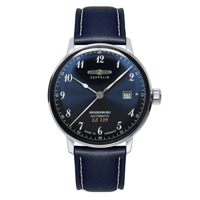 Zeppelin Automatik-Herrenuhr Hindenburg LZ129 Dunkelblau 8056-3