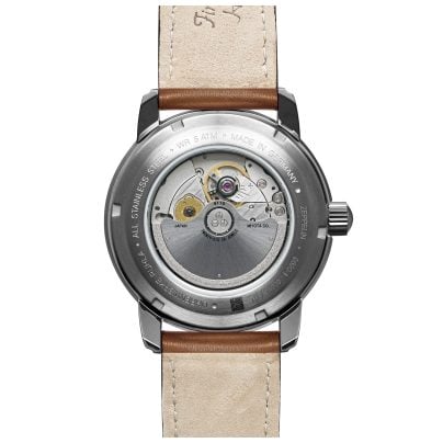 Zeppelin Montre homme Méditerranée réserve de marche automatique marron 9690-1