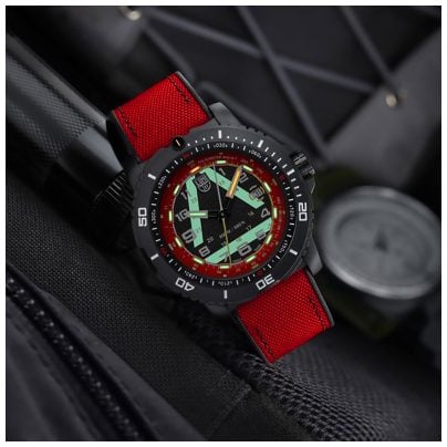Luminox Men's wristwatch Ice-SAR red/black LE XL.1095