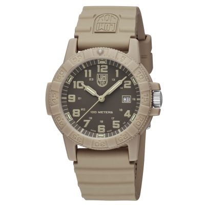 Luminox Outdoor-Herrenuhr Quarz Leatherback Sea Turtle Sandfarben XS.0326