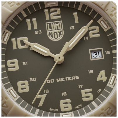 Luminox Outdoor-Herrenuhr Quarz Leatherback Sea Turtle Sandfarben XS.0326