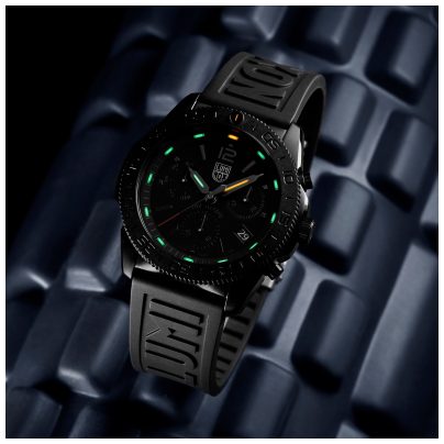 Luminox Diving watch Chrono Pacific Diver Black with 2 straps XS.3141.BO.1.SET