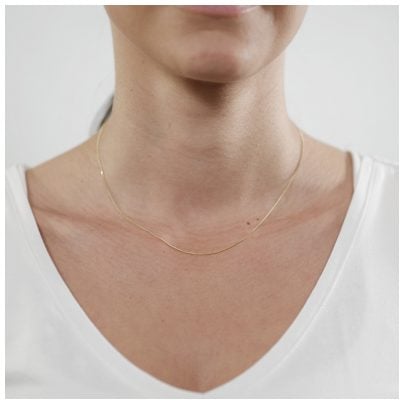 trendor Schmuck Feine Panzerkette 333 Gold 0,8 mm Längen 36-60 cm 72436