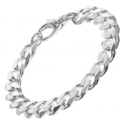 trendor Schmuck Herren-Armband Silber 925 Panzer Breite 10,8 mm 75139