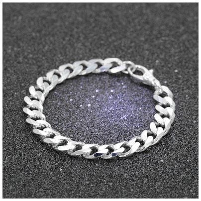 trendor Schmuck Herren-Armband Silber 925 Panzer Breite 10,8 mm 75139