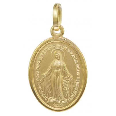 trendor Schmuck Madonna Milagrosa Gold-Anhänger 333/8 Karat 16 mm 35771