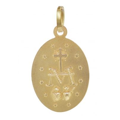trendor Schmuck Madonna Milagrosa Gold-Anhänger 333/8 Karat 16 mm 35771