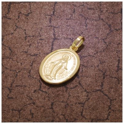 trendor Schmuck Madonna Milagrosa Gold-Anhänger 333/8 Karat 16 mm 35771