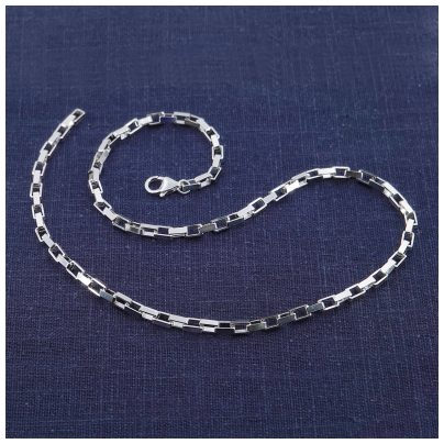 trendor Schmuck Herren-Halskette 925 Silber Venezia 3,9 mm 15630