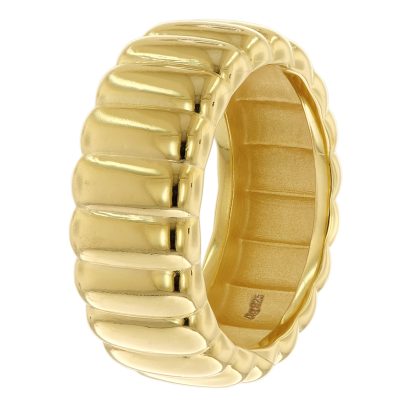 trendor Schmuck Damenring 925 Silber Vergoldet 15988