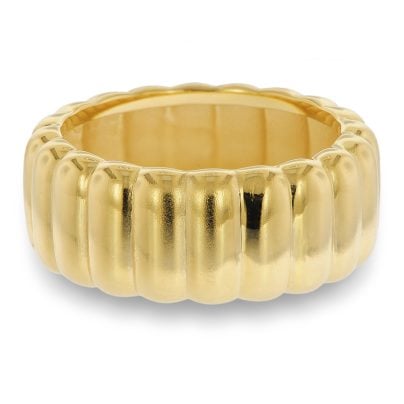 trendor Schmuck Damenring 925 Silber Vergoldet 15988