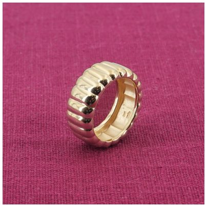 trendor Schmuck Damenring 925 Silber Vergoldet 15988