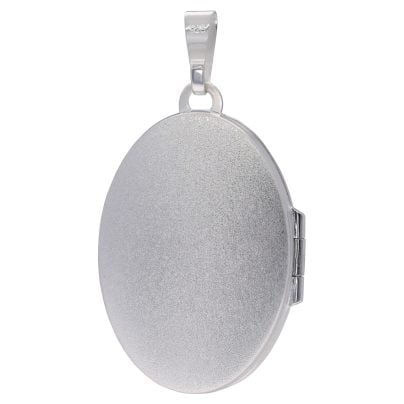 trendor Schmuck Damen-Kette mit Medaillon aus 925 Silber Bicolor 68504