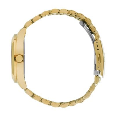 Ice-Watch Herrenuhr ICE Steel Solar M Gold Blau 023798