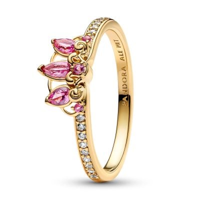 Pandora Schmuck Damenring Disney Prinzessin Rapunzel Tiara Goldfarben 163651C01