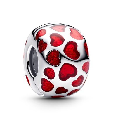 Pandora Schmuck Silber Clip mit Herzen 793679C01