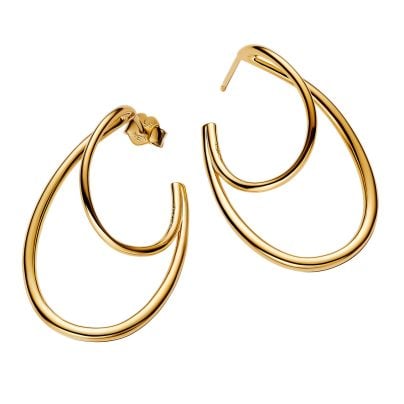 Pandora Joyas pendientes de mujer pendientes de aro dorados 263870C00