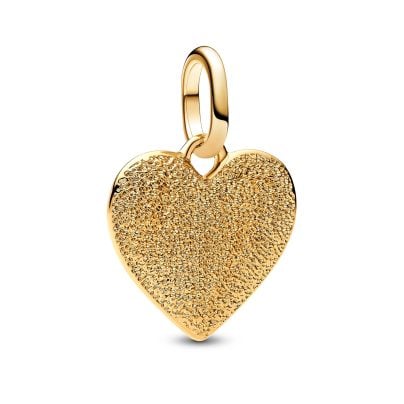 Pandora Charm colgante de joyería corazón dorado 763824C00