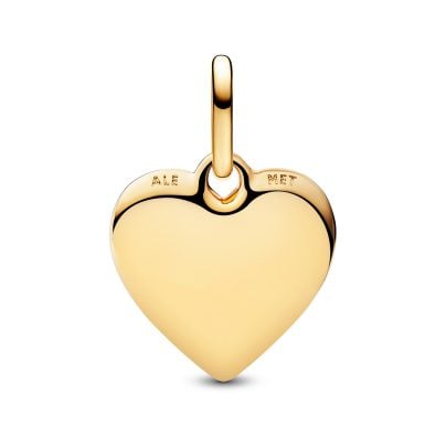 Pandora Charm colgante de joyería corazón dorado 763824C00