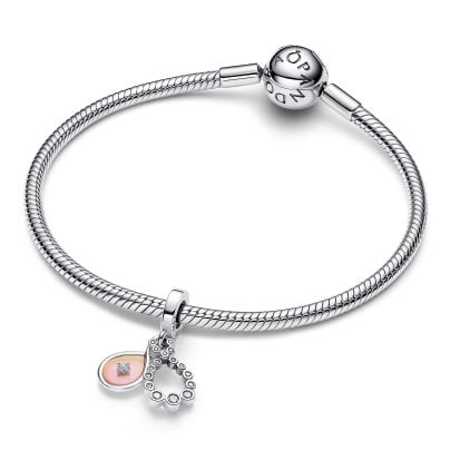Pandora Joyería Plata Charm Colgante Opalescente Infinito 794251C01