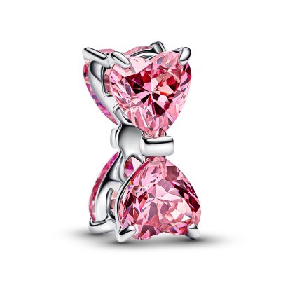 Pandora Joya Charm Plata Lazo Rosa 794253C01